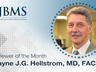 The Reviewer of the Month for February 2022: Dr. Wayne J.G. Hellstrom