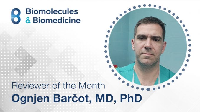 The Reviewer of the Month for March 2023: Ognjen Barcot