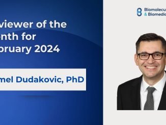 The Reviewer of the Month for February 2024: Amel Dudakovic, PhD