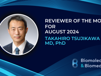 The Reviewer of the Month for August 2024: Takahiro Tsujikawa, MD, PhD